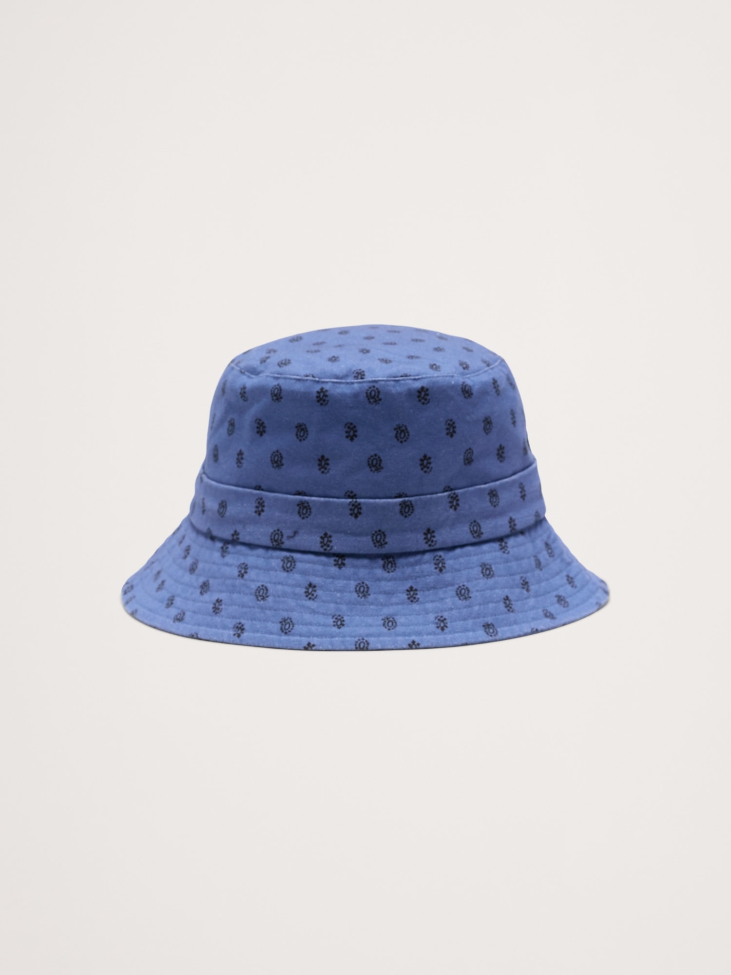 Image number 1 showing, Cotton Bucket Hat With Tie