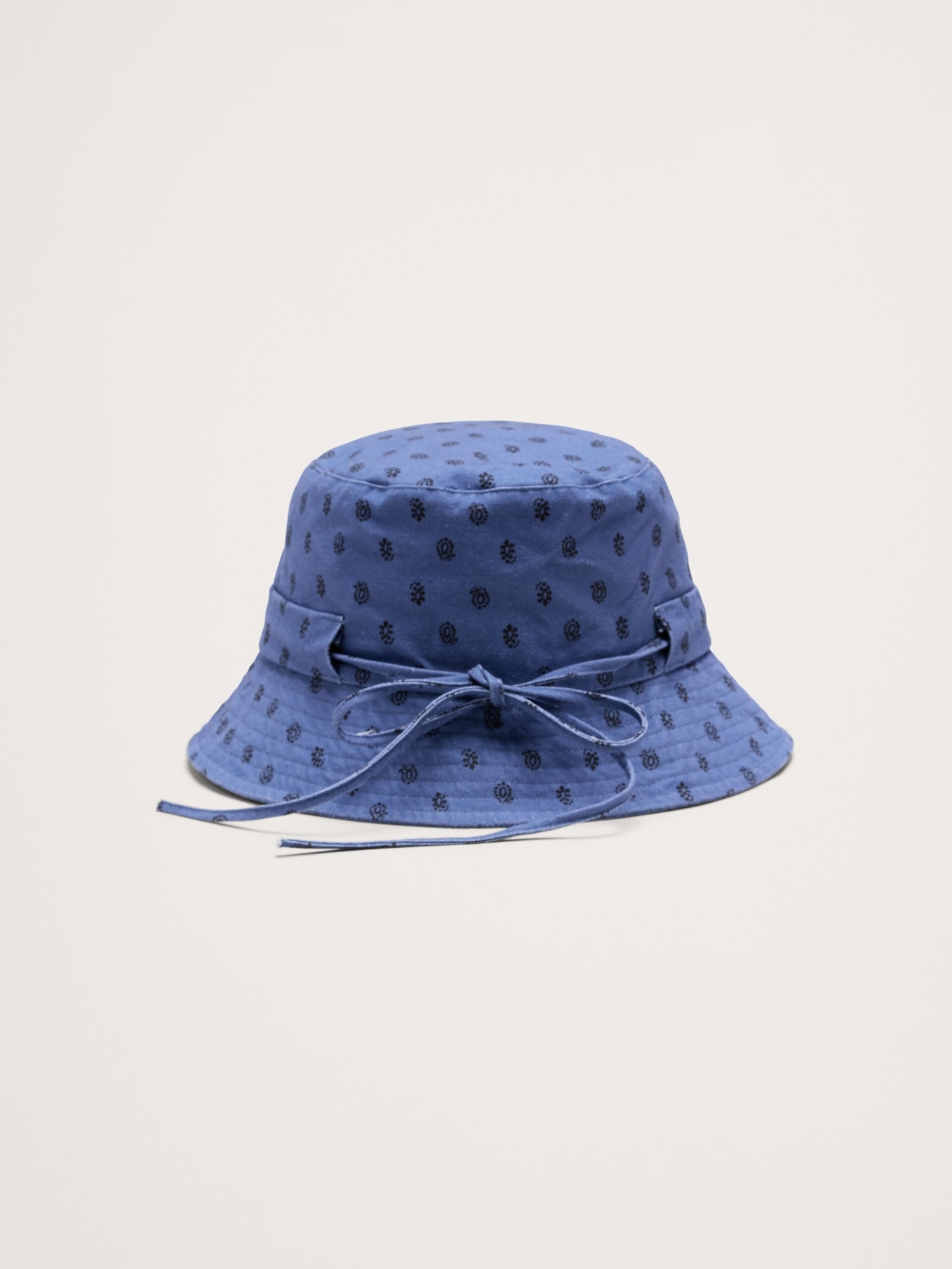 Image number 2 showing, Cotton Bucket Hat With Tie