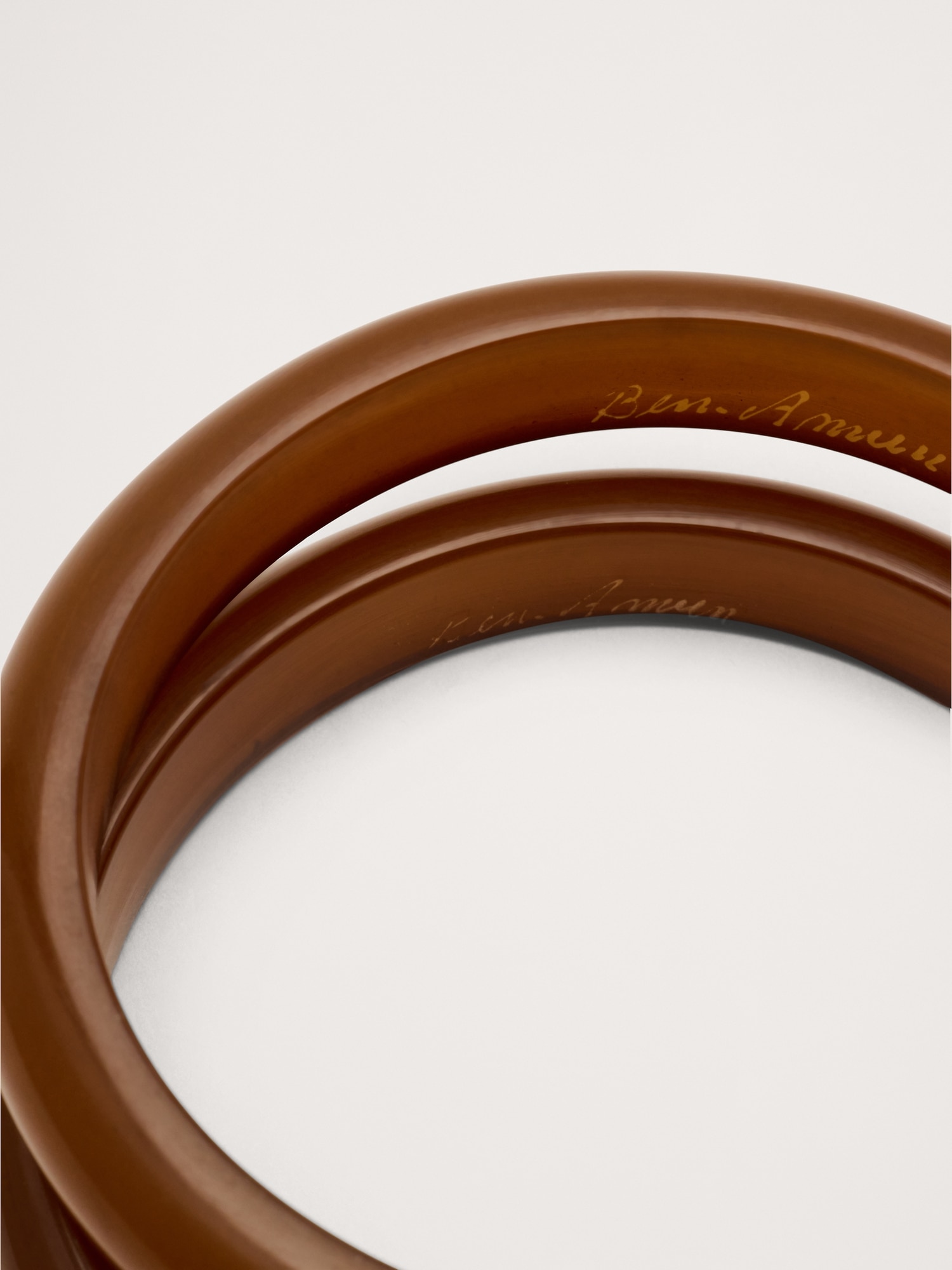 Image number 2 showing, Resin Thin Bangle Set by Ben Amun