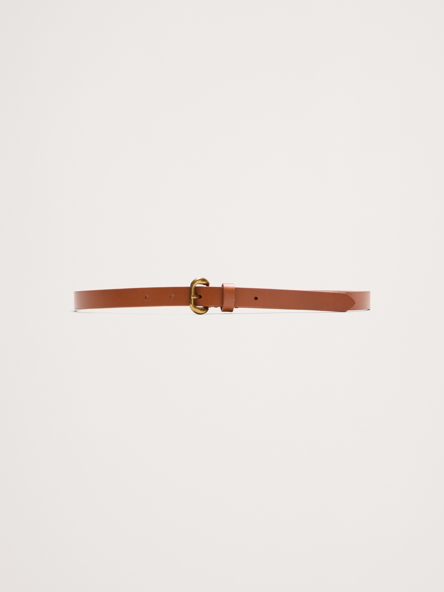 Image number 1 showing, Slim Leather Belt
