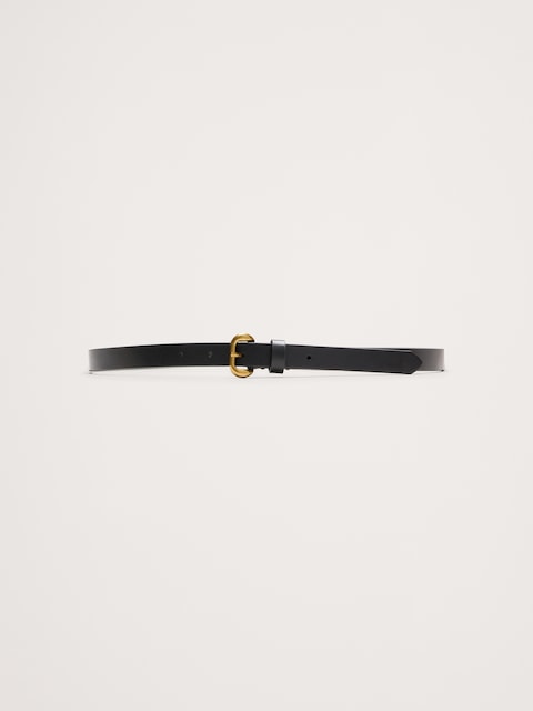 Slim Leather Belt