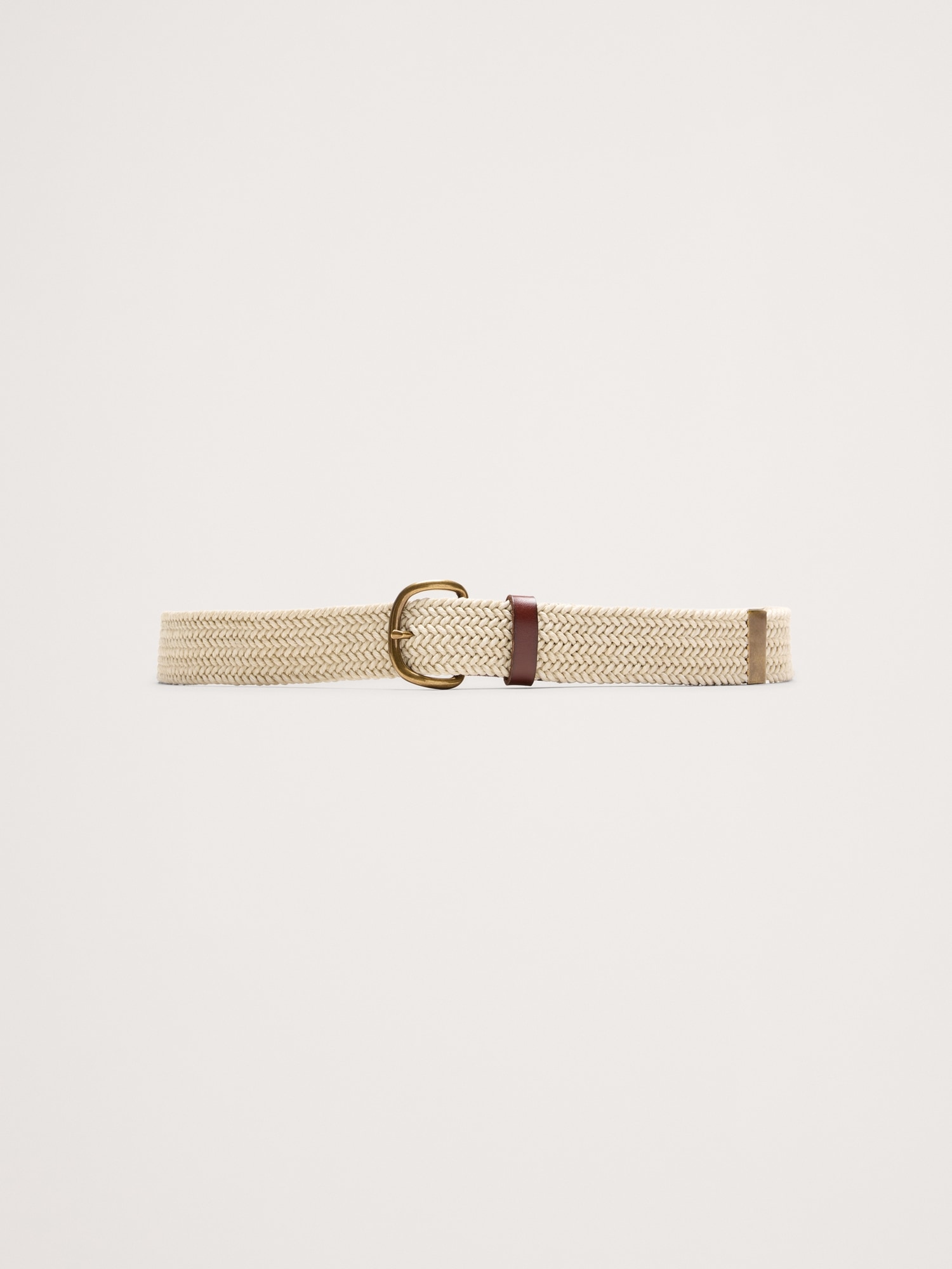 Image number 1 showing, Woven Cotton Slider Belt