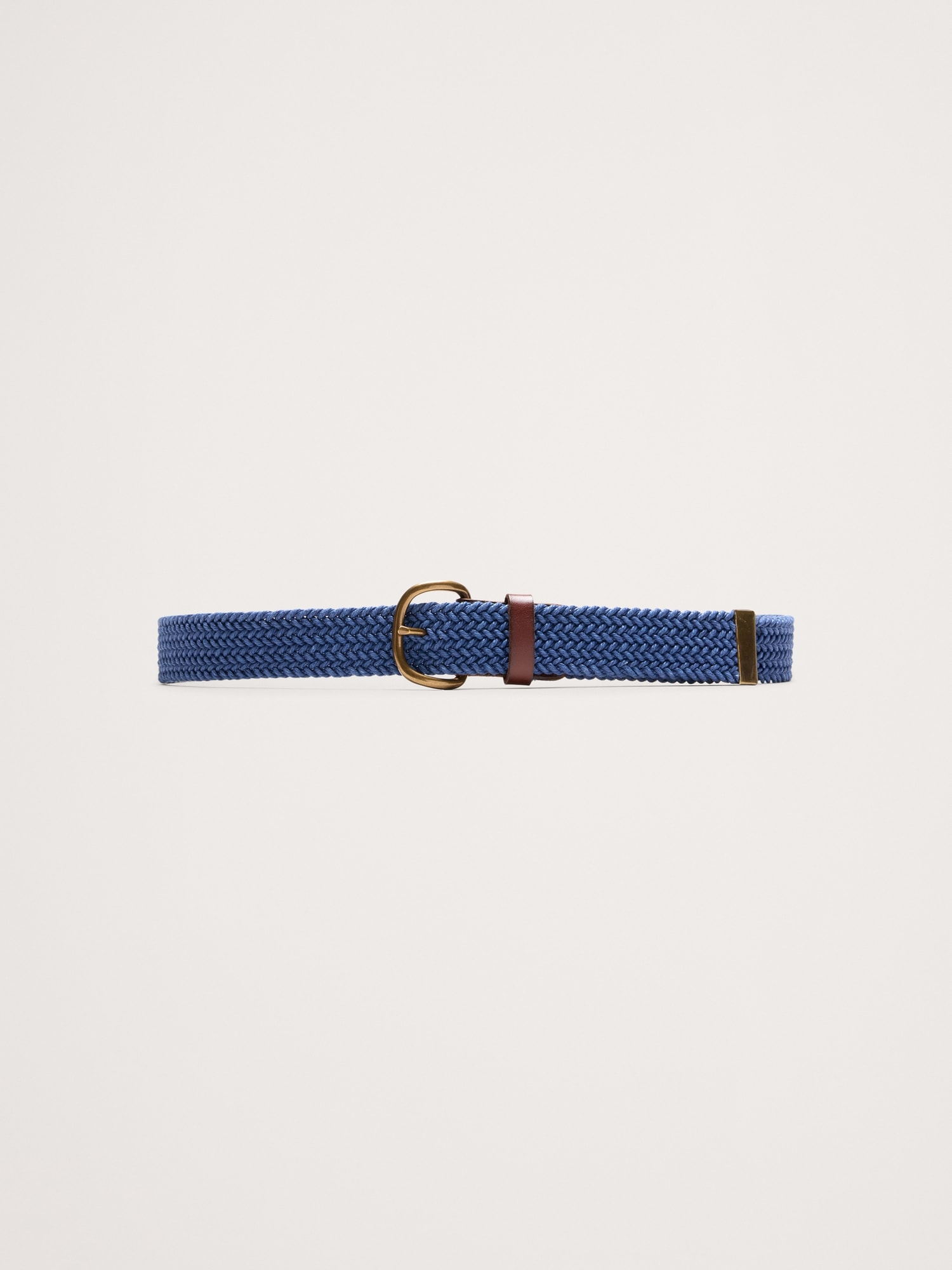 Image number 1 showing, Woven Cotton Slider Belt
