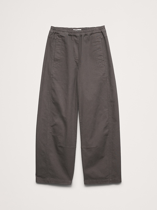 Mid-Rise Relaxed Painter Pull-On Pant | Banana Republic