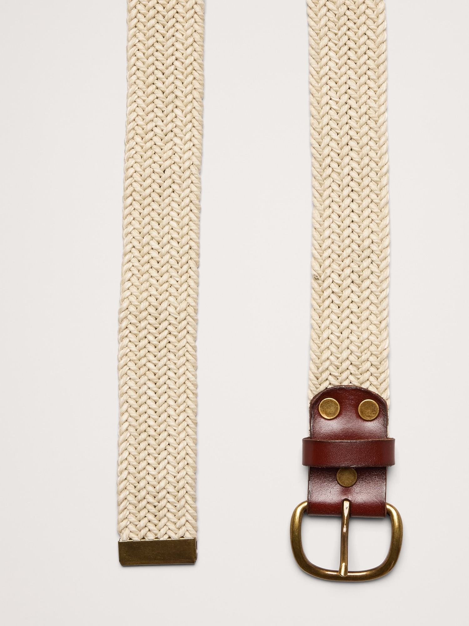 Image number 3 showing, Woven Cotton Slider Belt