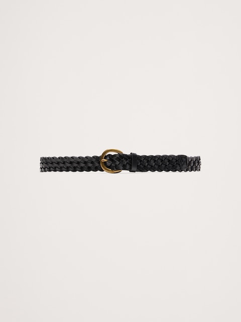 Braided Leather Belt