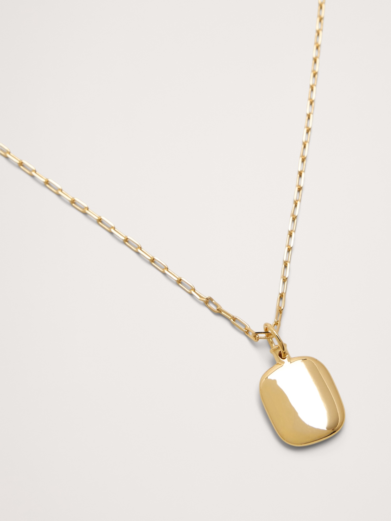 Женское колье Banana Republic Minimalist Pendant, цвет: Золотой — фото 3