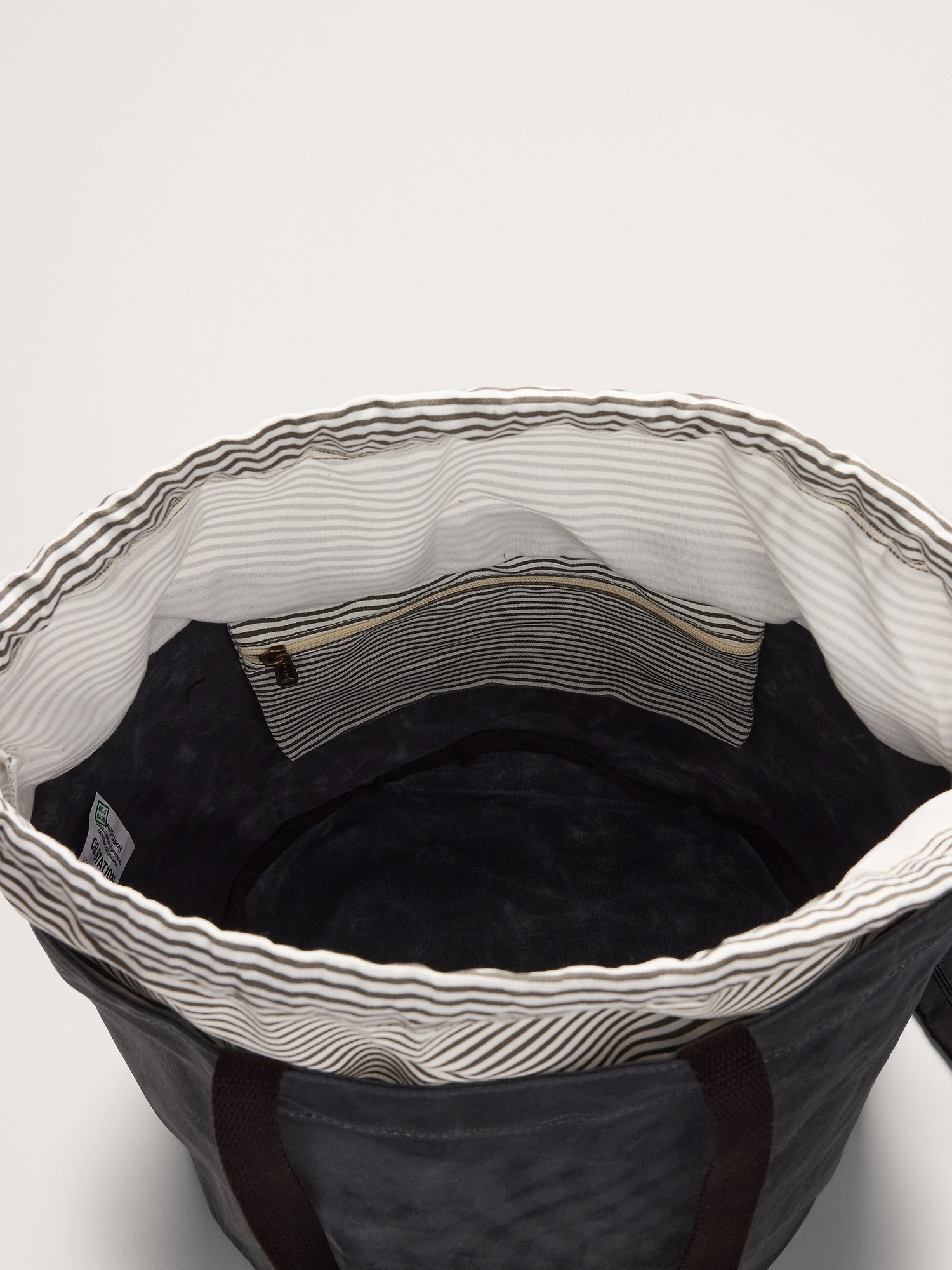 Сумки Banana Republic Waxed Drawstring Market Tote by CB Station, цвет: Сланцевый — фото 6