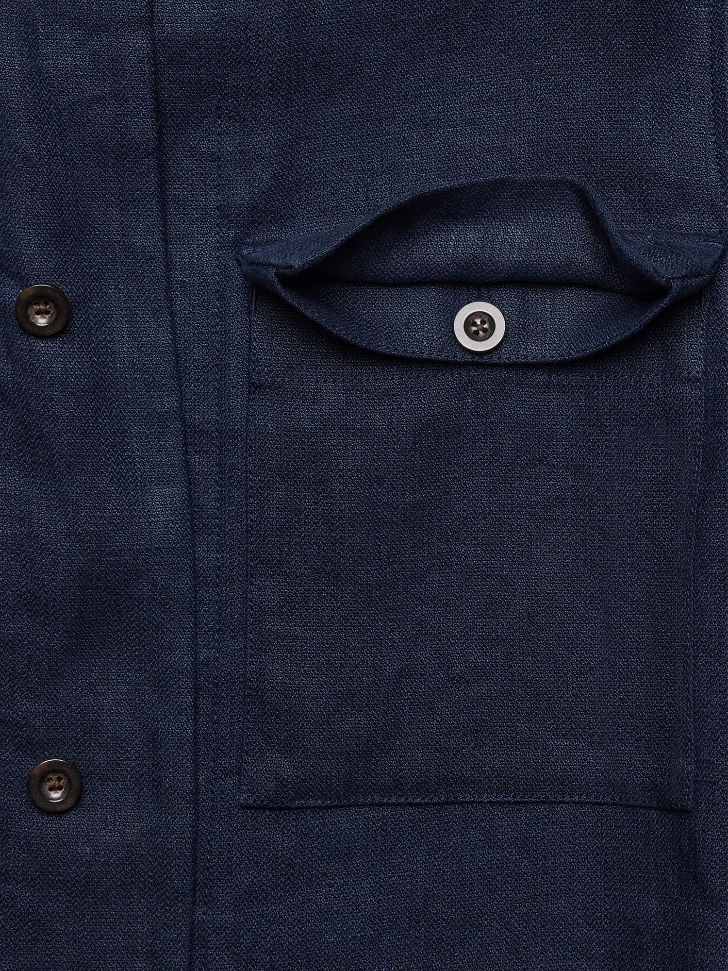 Image number 5 showing, Linen Four-Pocket Shirt Jacket