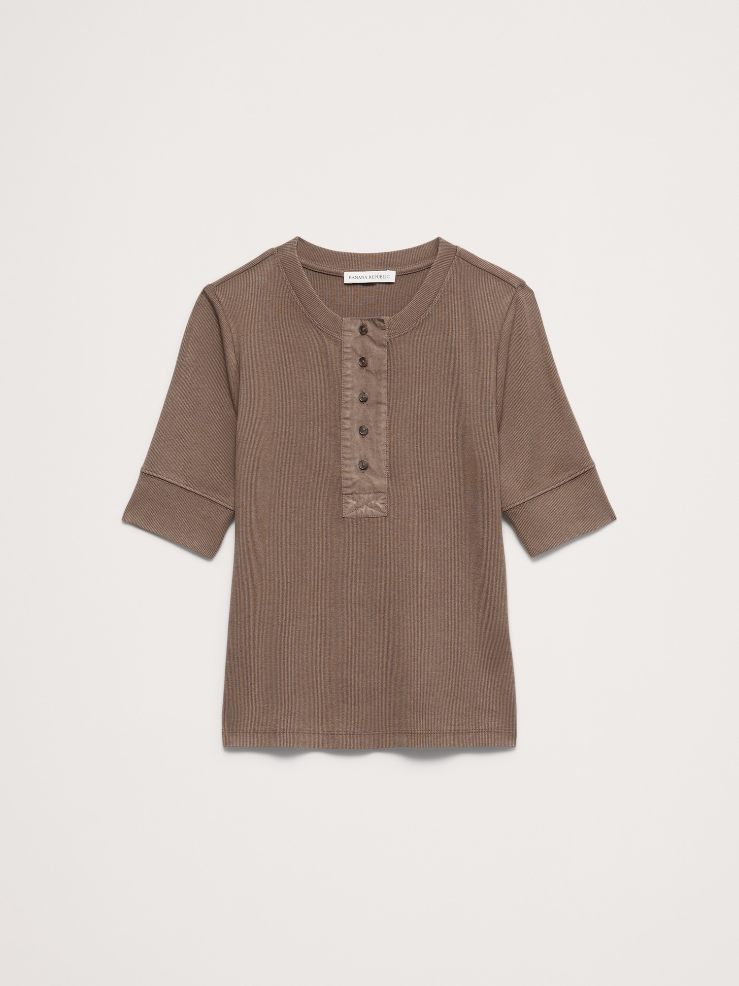 Image number 5 showing, Ribbed Henley