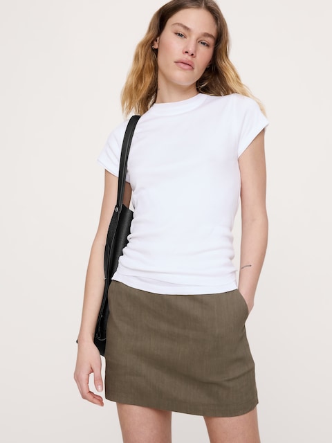 Airy Cotton Layered T-Shirt