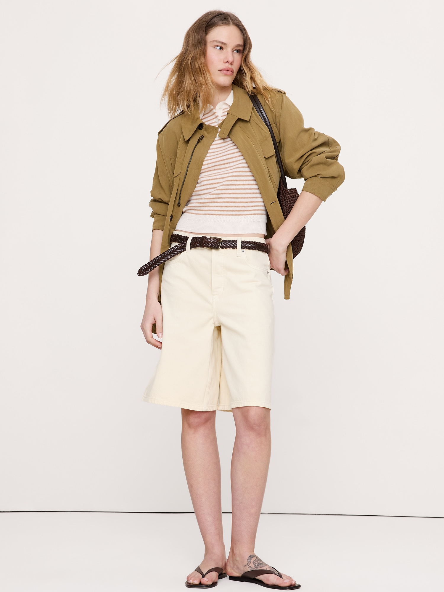 Image number 3 showing, Lightweight Cashmere Short-Sleeve Sweater Polo