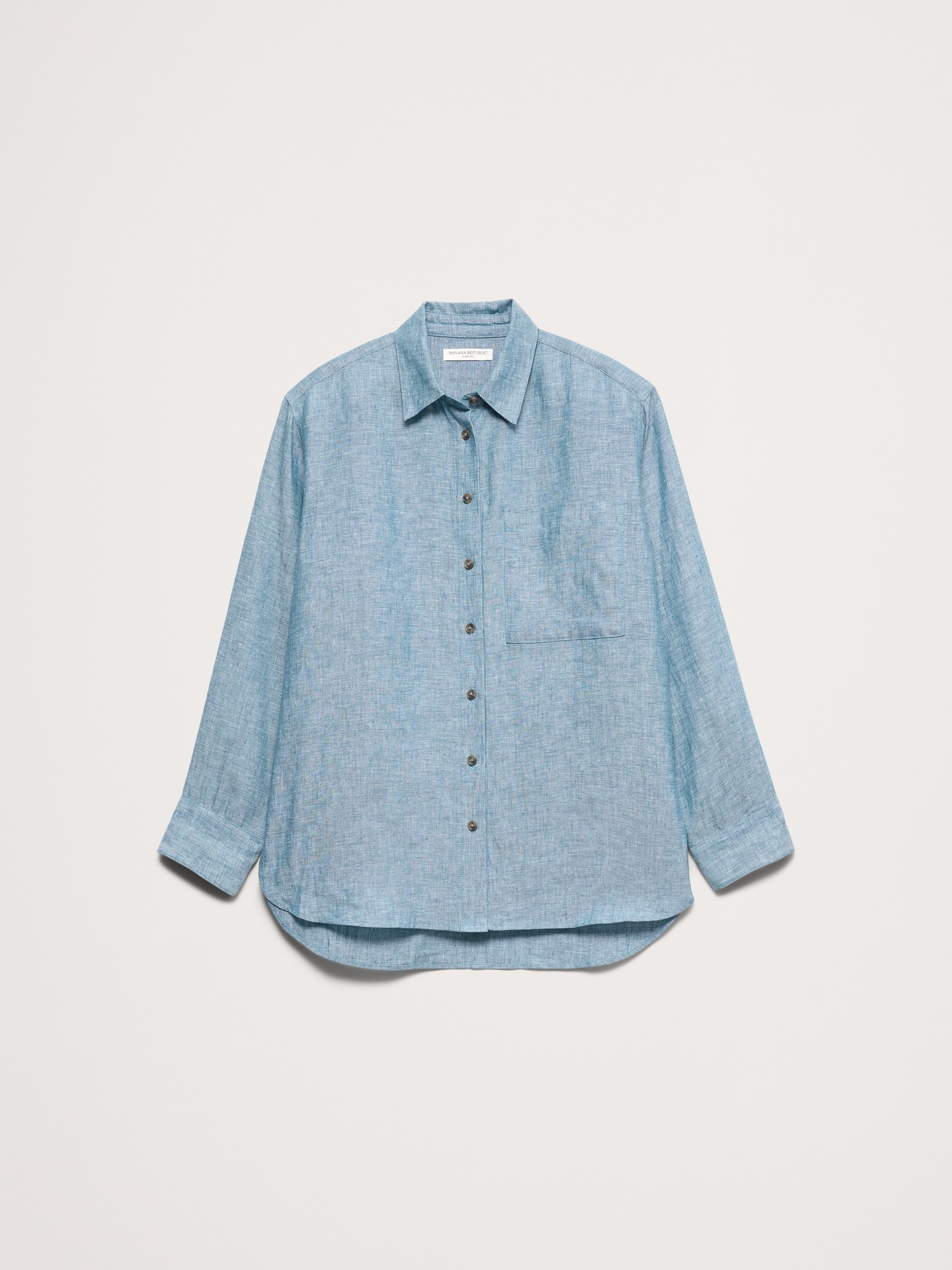 Image number 5 showing, The Oversized Linen Shirt