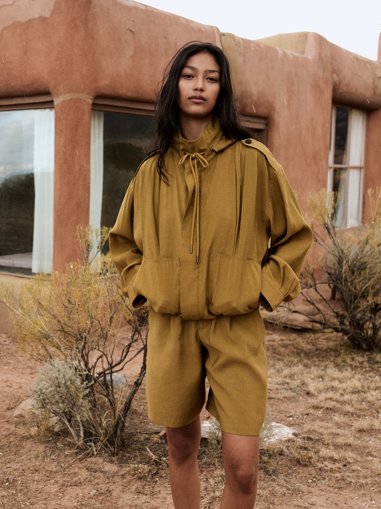 Image number 5 showing, Luster Twill Utility Jacket