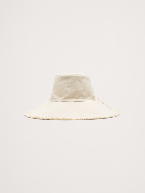 Fringed Canvas Packable Sun Hat By Hat Attack