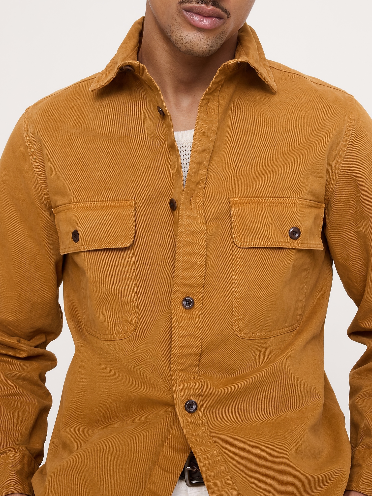 Image number 4 showing, Cotton Twill Overshirt