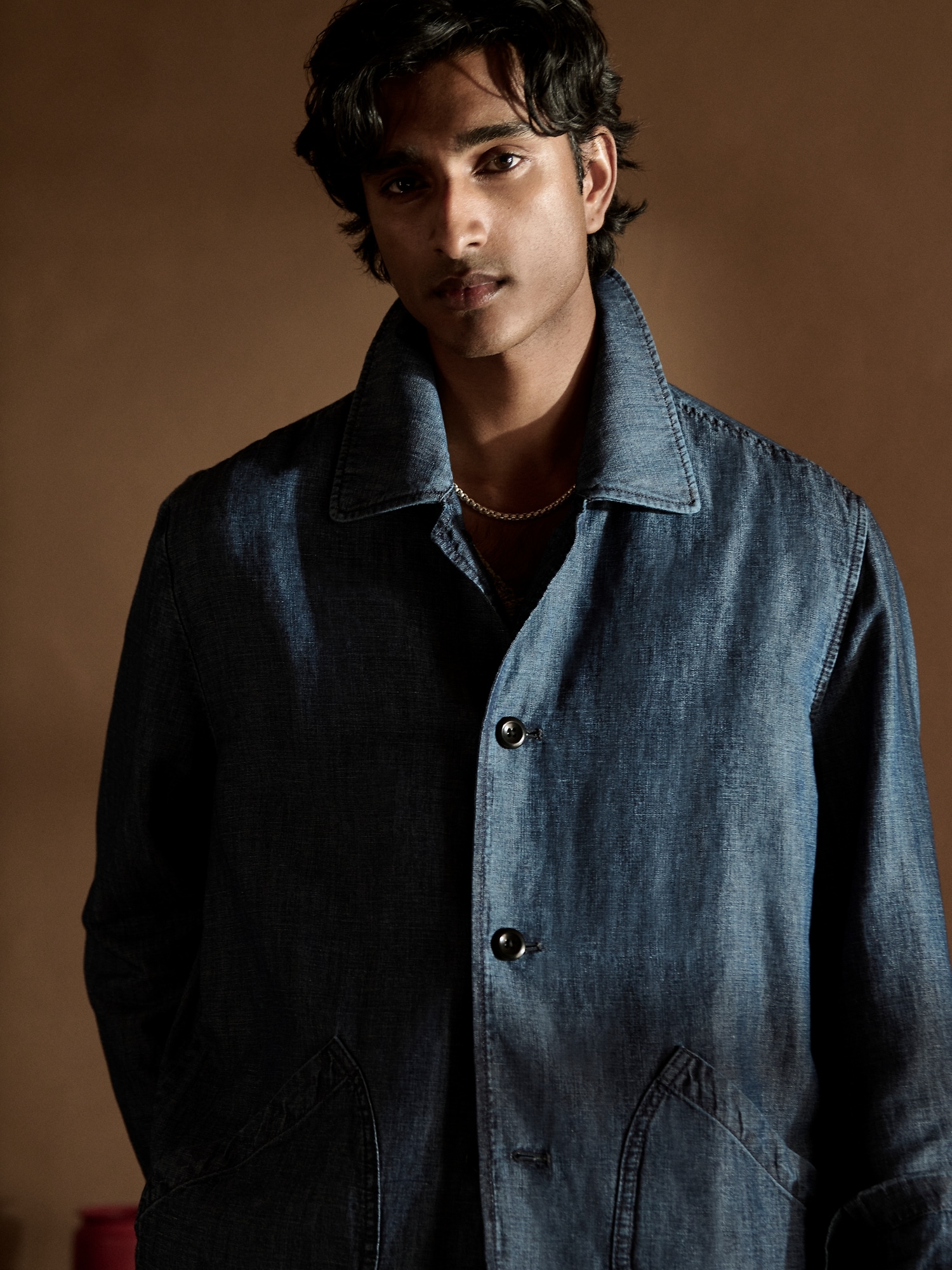 Image number 8 showing, Chambray Walking Jacket