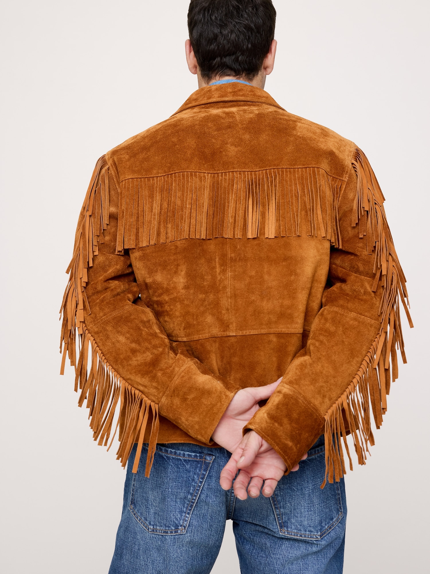 Image number 4 showing, Suede Fringe Jacket