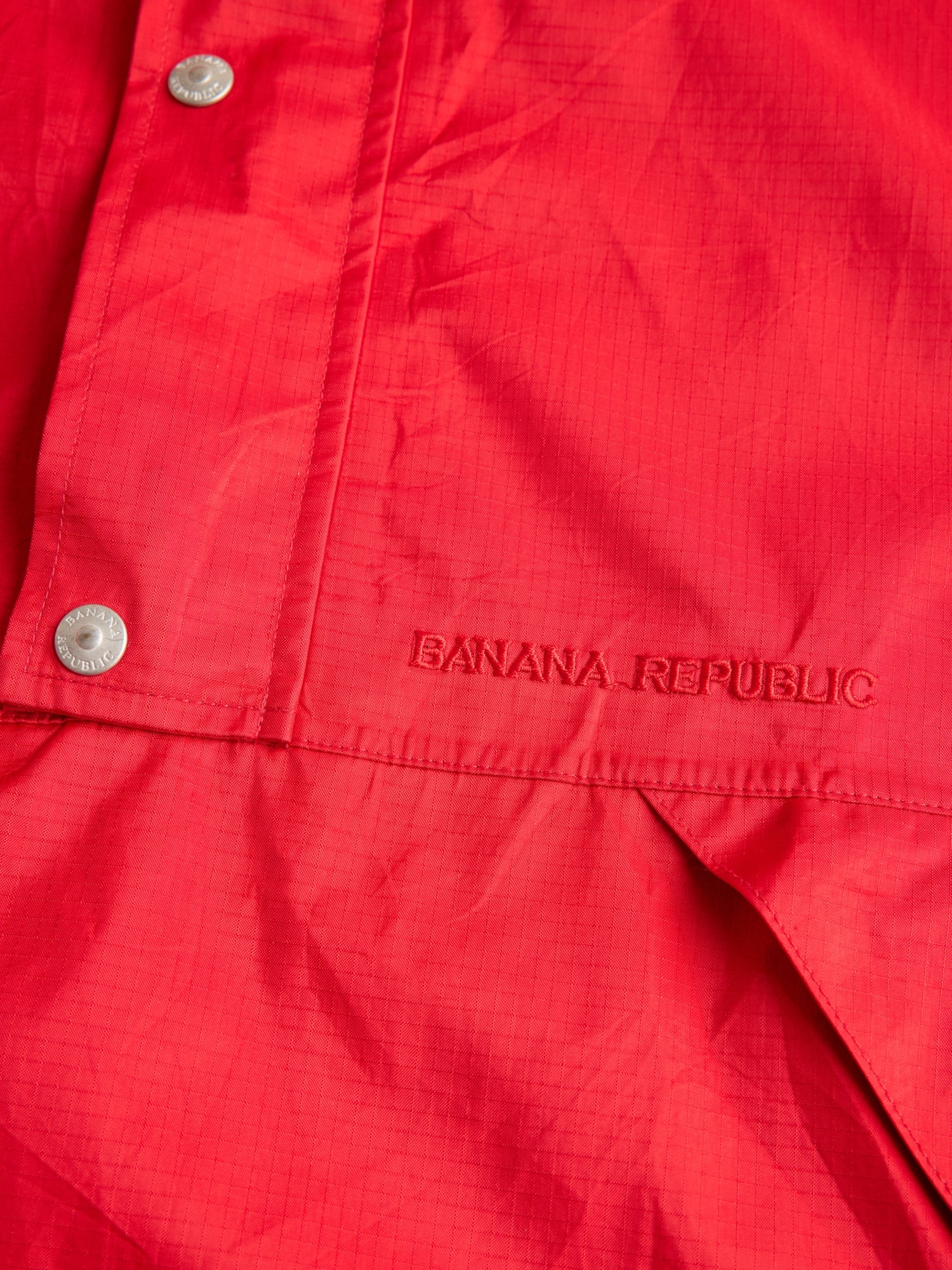 Image number 3 showing, Archive Red Anorak Jacket Men's Size S