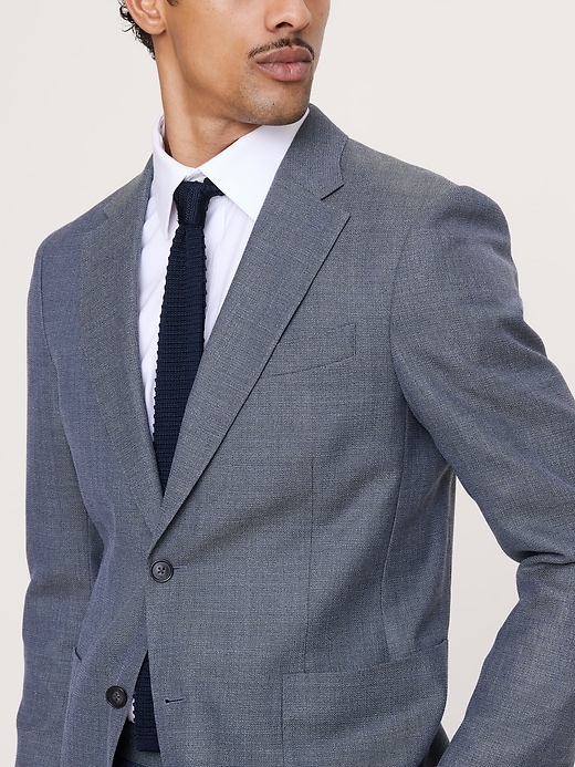 Tailored Slim-Fit Italian Wool Ventile Suit Jacket | Banana Republic