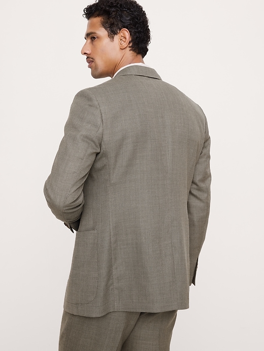 Tailored Slim-Fit Italian Wool Ventile Suit Jacket | Banana Republic