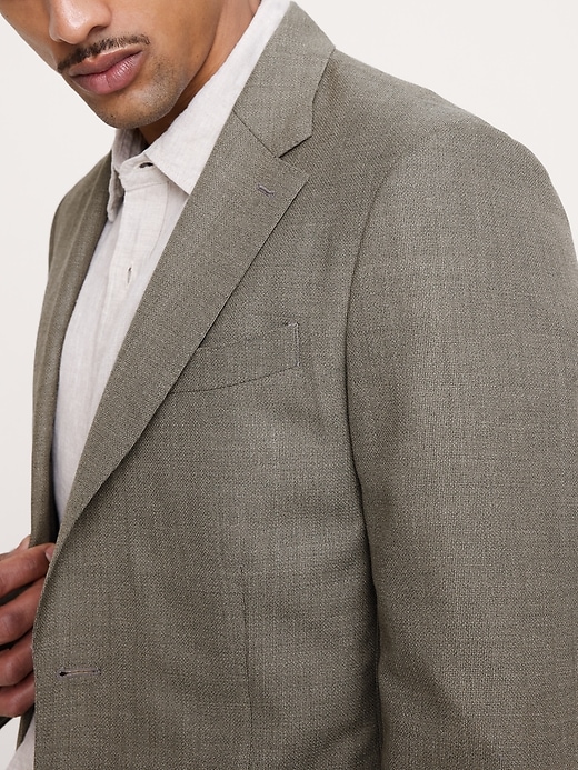 Tailored Slim-Fit Italian Wool Ventile Suit Jacket | Banana Republic