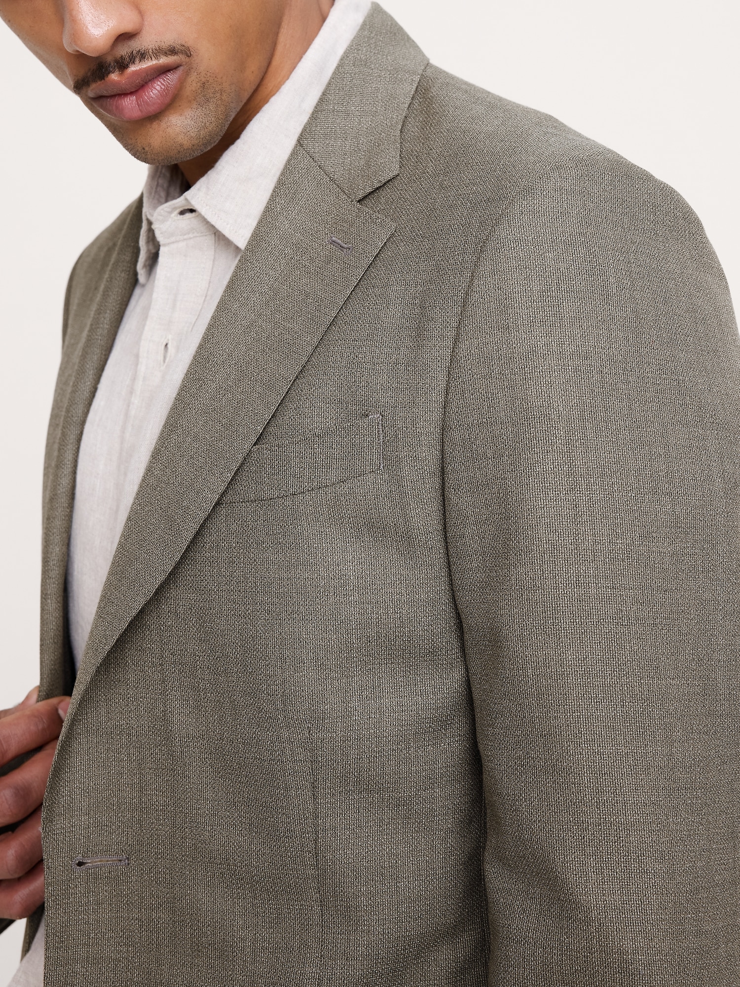 Image number 4 showing, Italian Wool Ventile Suit Jacket