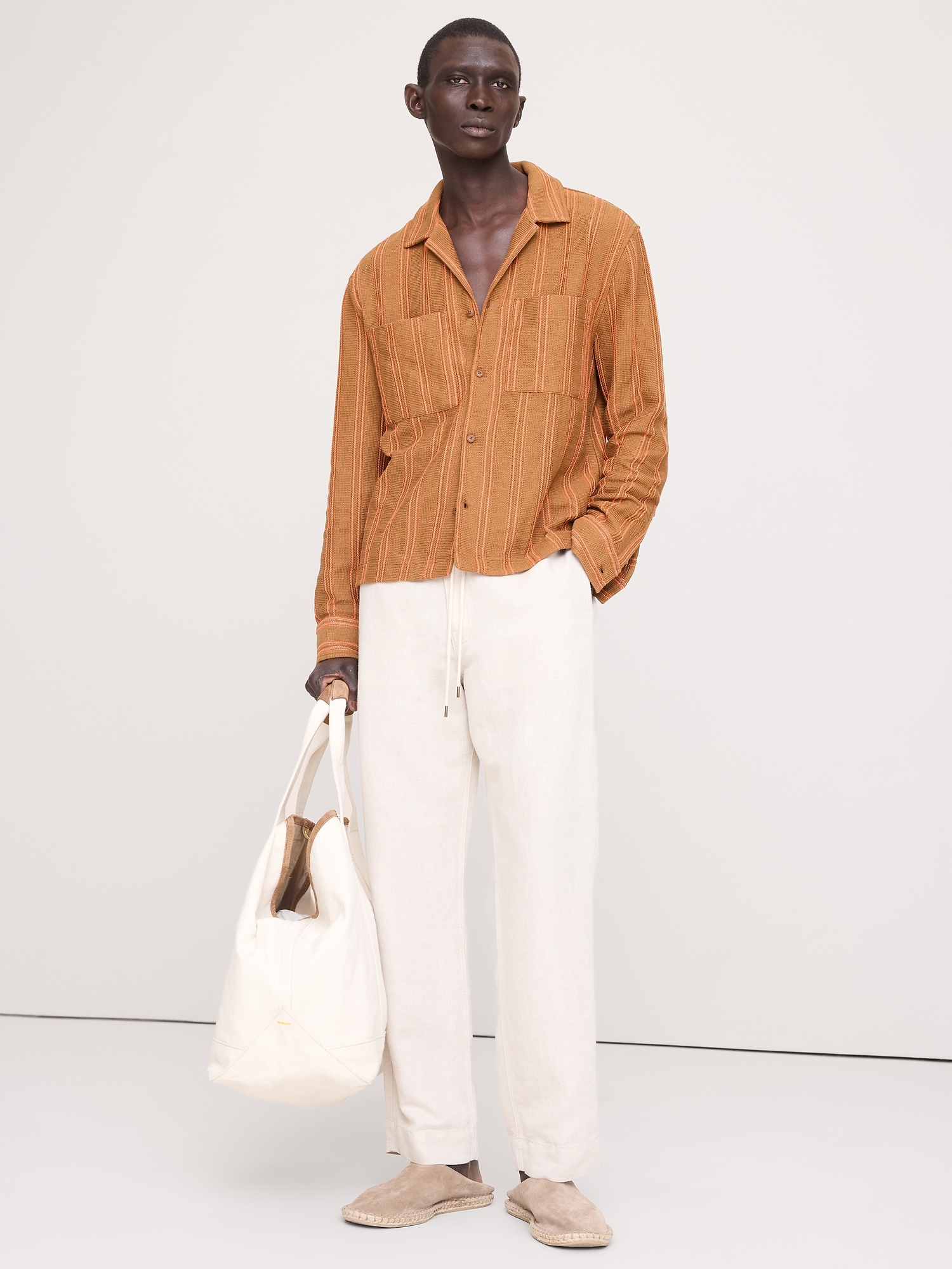 Image number 1 showing, Striped Knit Resort Shirt