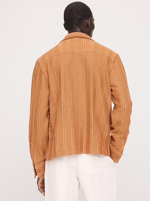 Striped Knit Resort Shirt | Banana Republic
