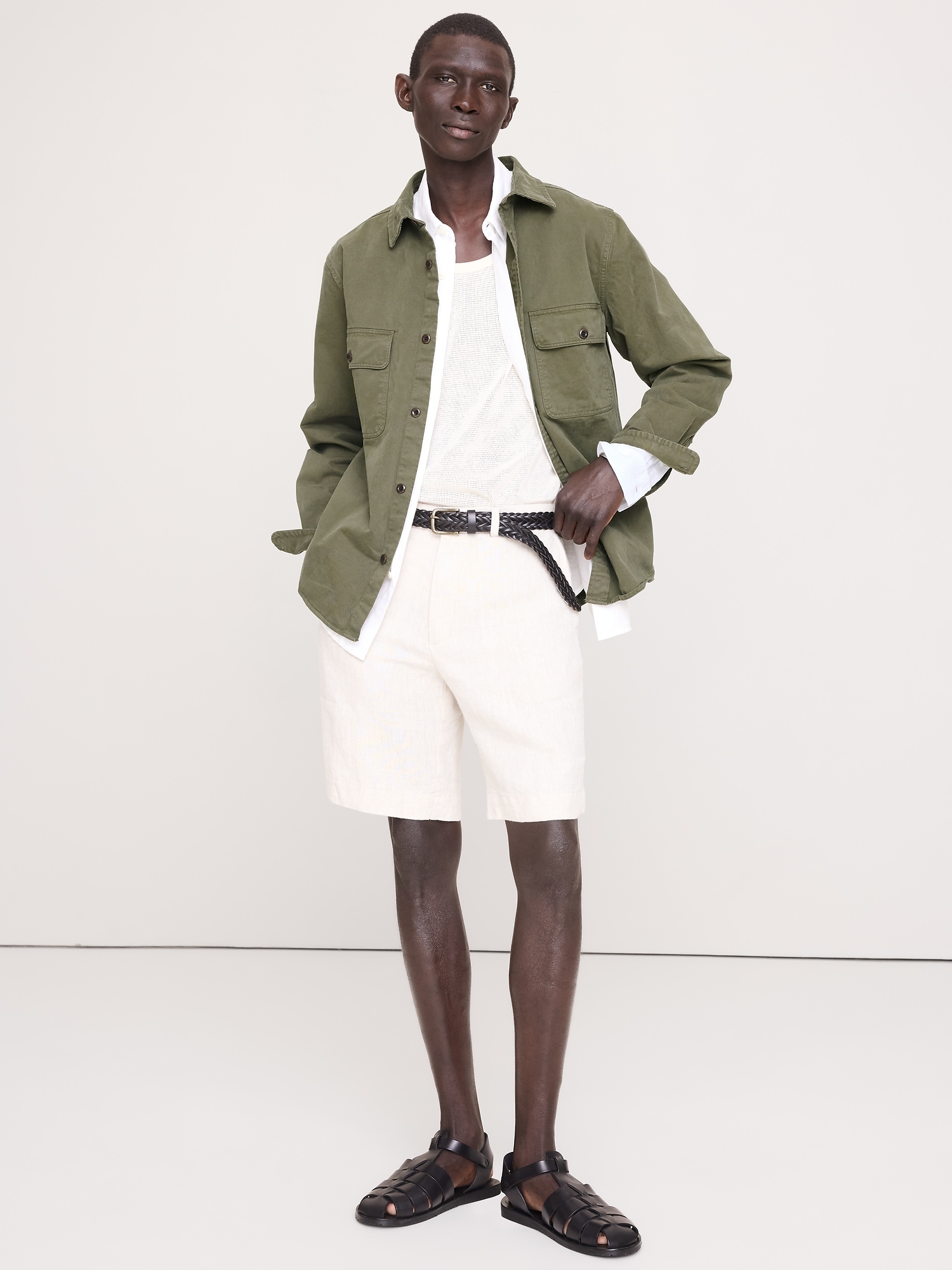 Image number 1 showing, Cotton Twill Overshirt