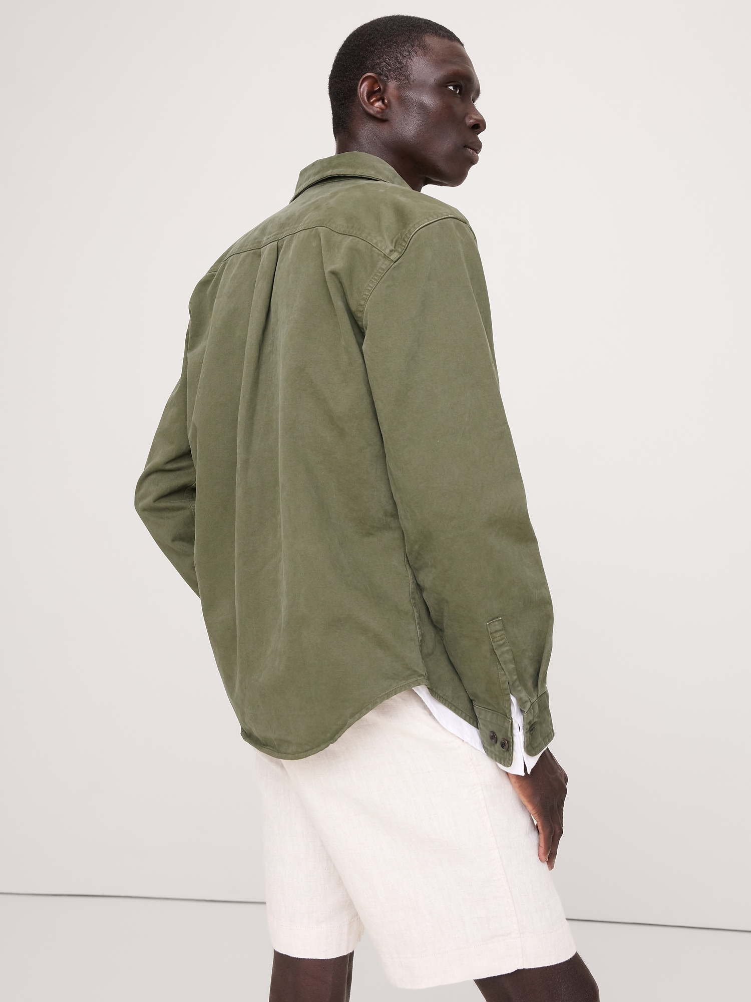 Image number 3 showing, Cotton Twill Overshirt