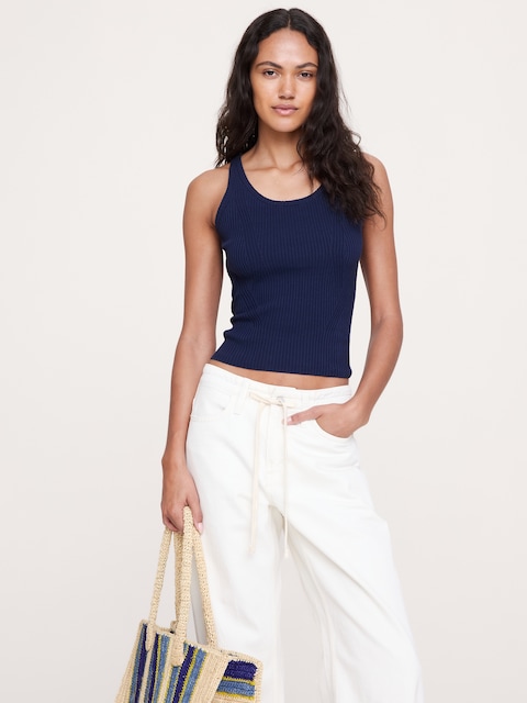 Ribbed Cotton Tank