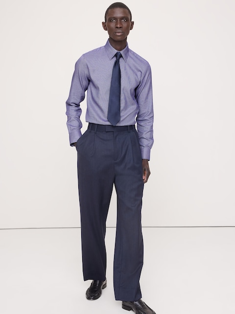 Slim-Fit Wrinkle-Resistant Dress Shirt
