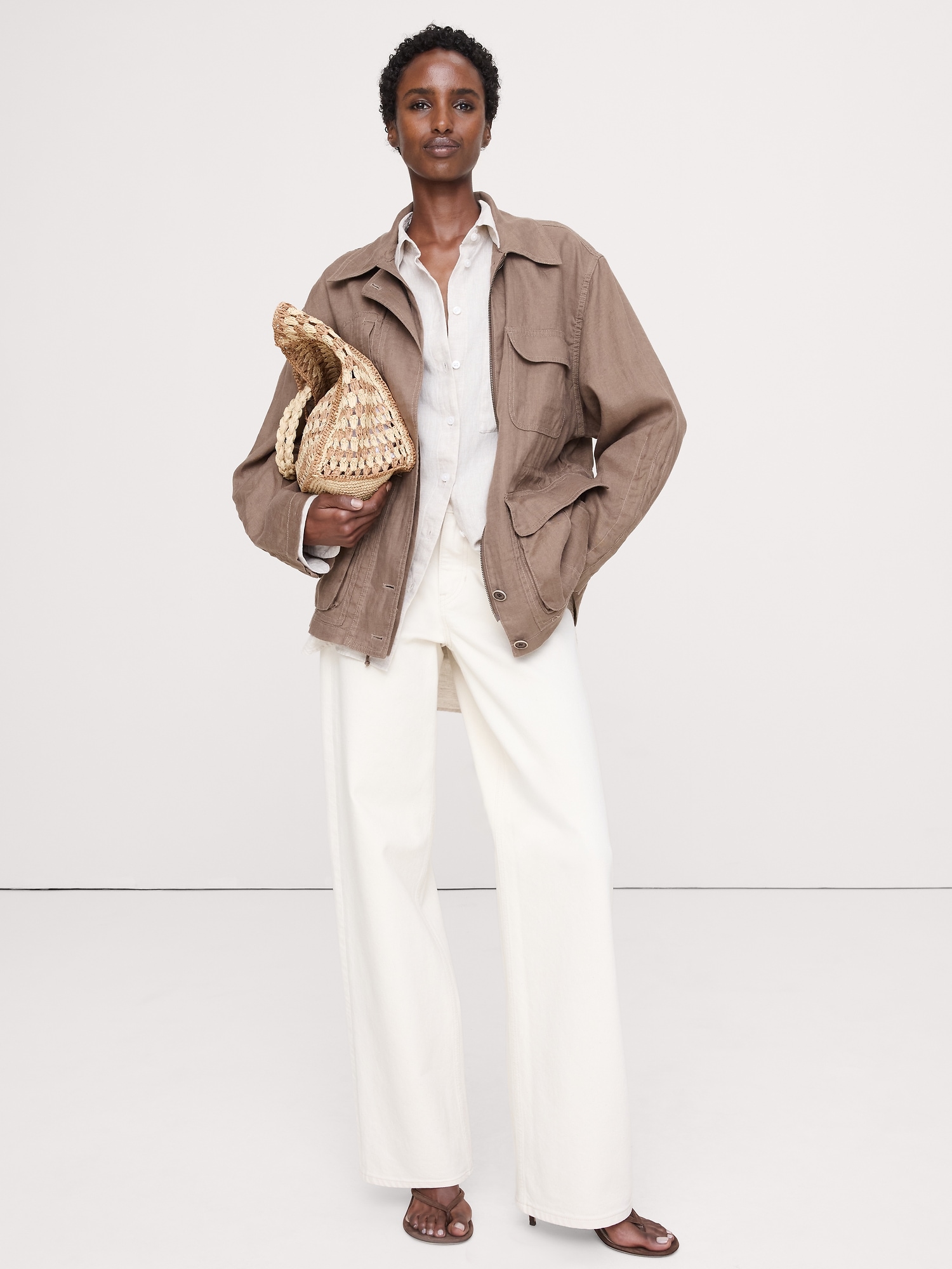 Linen Chore Coat