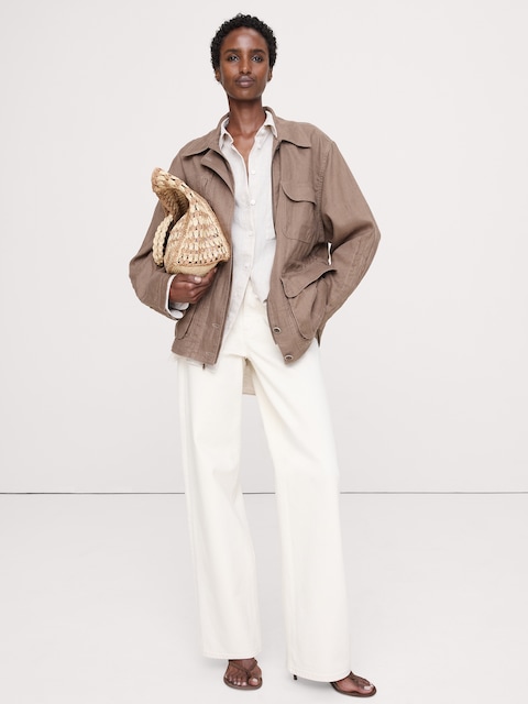 Archive Reissue Linen Chore Coat
