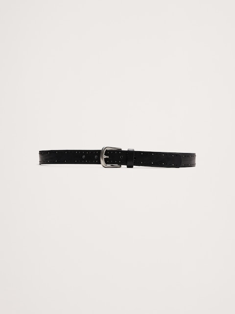 Perforated Leather Belt