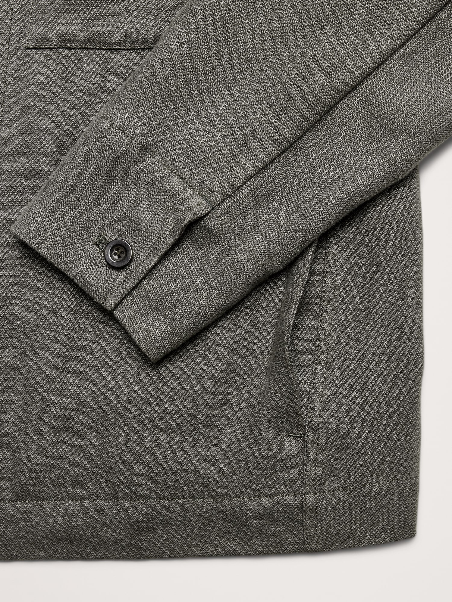 Image number 7 showing, Linen Four-Pocket Shirt Jacket