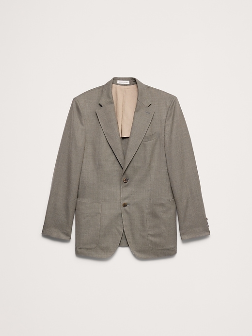 Tailored Slim-Fit Italian Wool Ventile Suit Jacket | Banana Republic