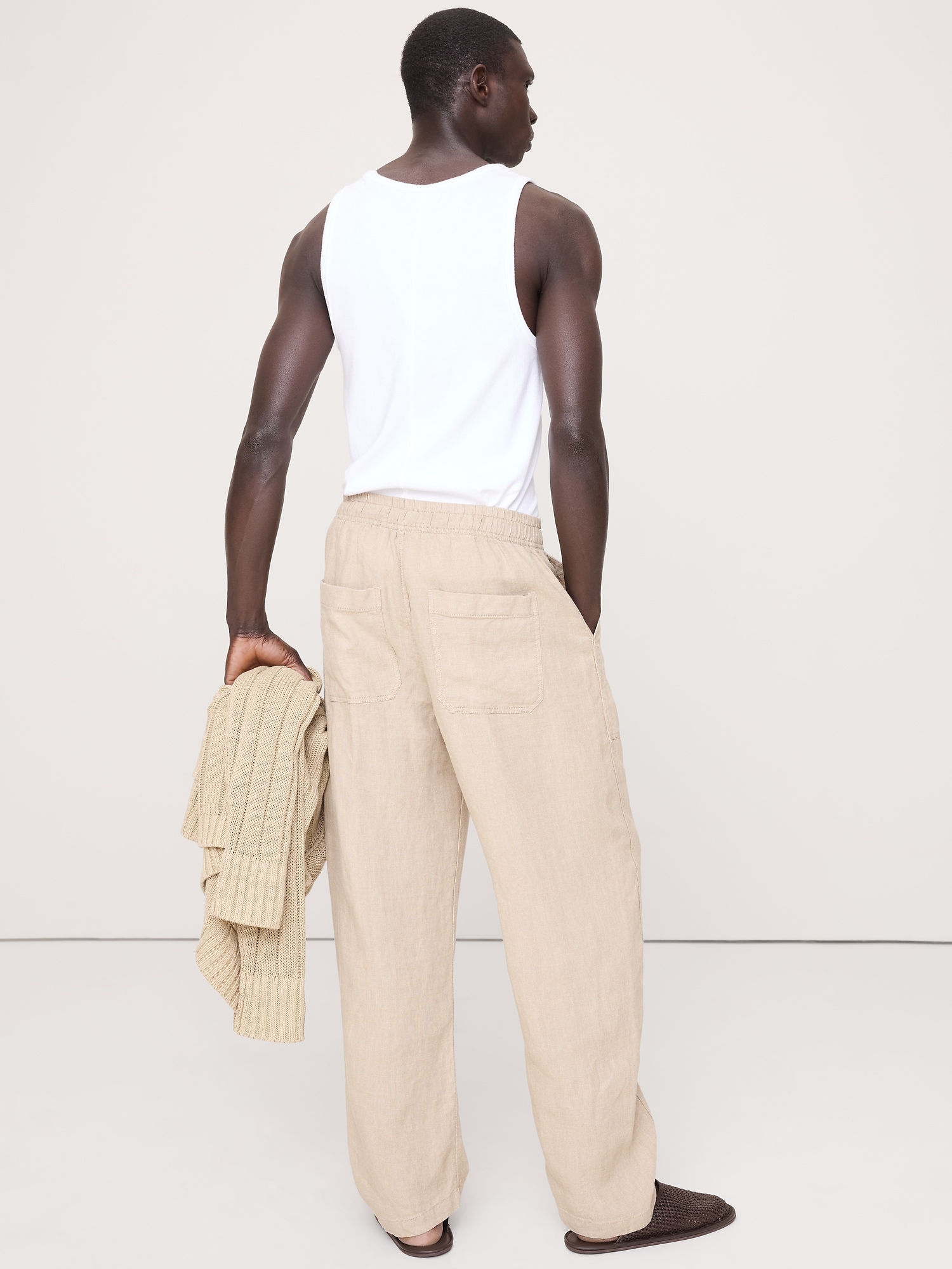 Image number 7 showing, Relaxed Linen Utility Beach Pant