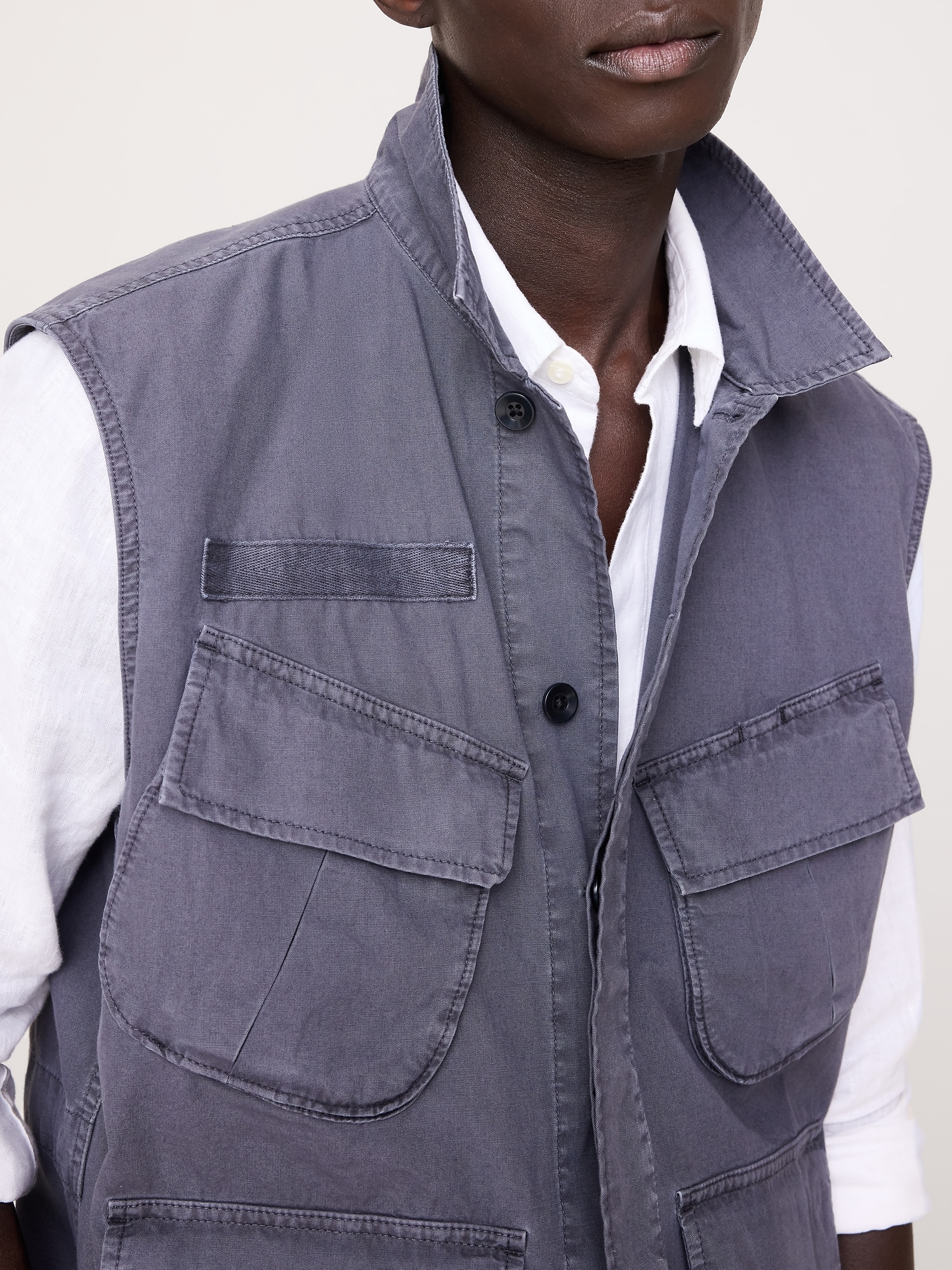Image number 8 showing, Cotton Utility Vest