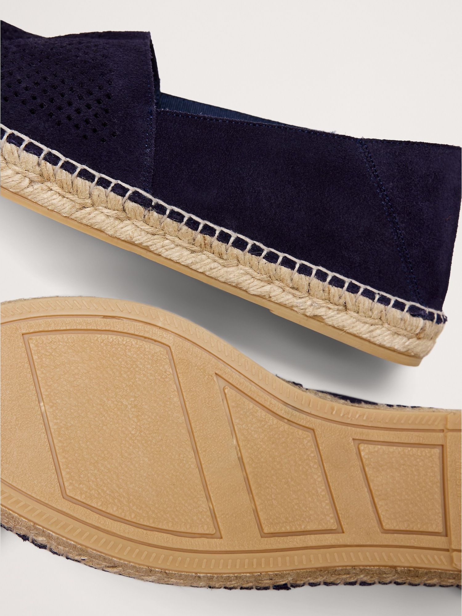 Banana Republic Suede Espadrilles, цвет: Тёмно-синий — фото 6