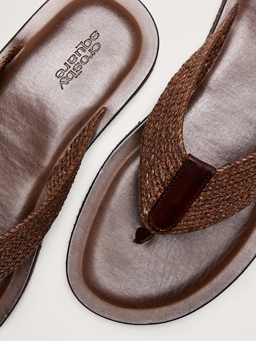 Woven Flip Flop Sandal | Banana Republic