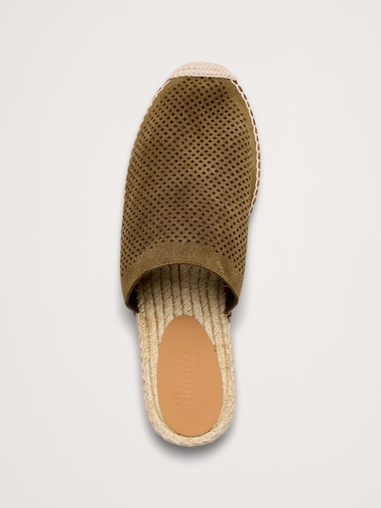 Мужские сандалии Banana Republic Suede Espadrille, цвет: Шалфейный зелёный — фото 5