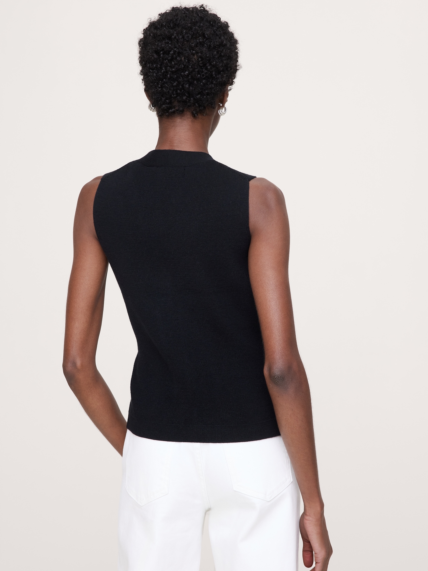 Image number 3 showing, Larkspur Cotton-Silk Sweater Vest