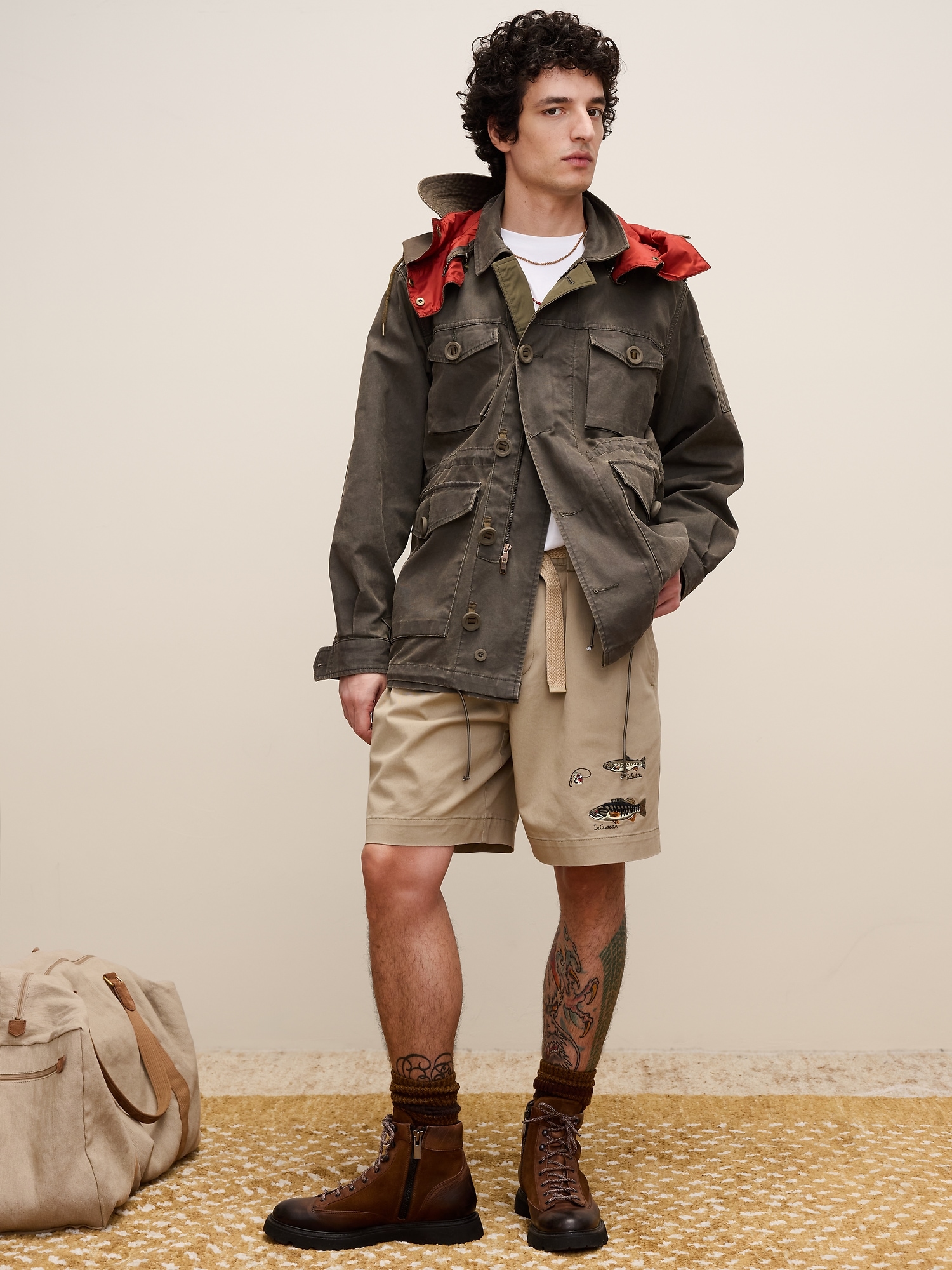 Image number 1 showing, Archive Reissue Hooded Utility Jacket