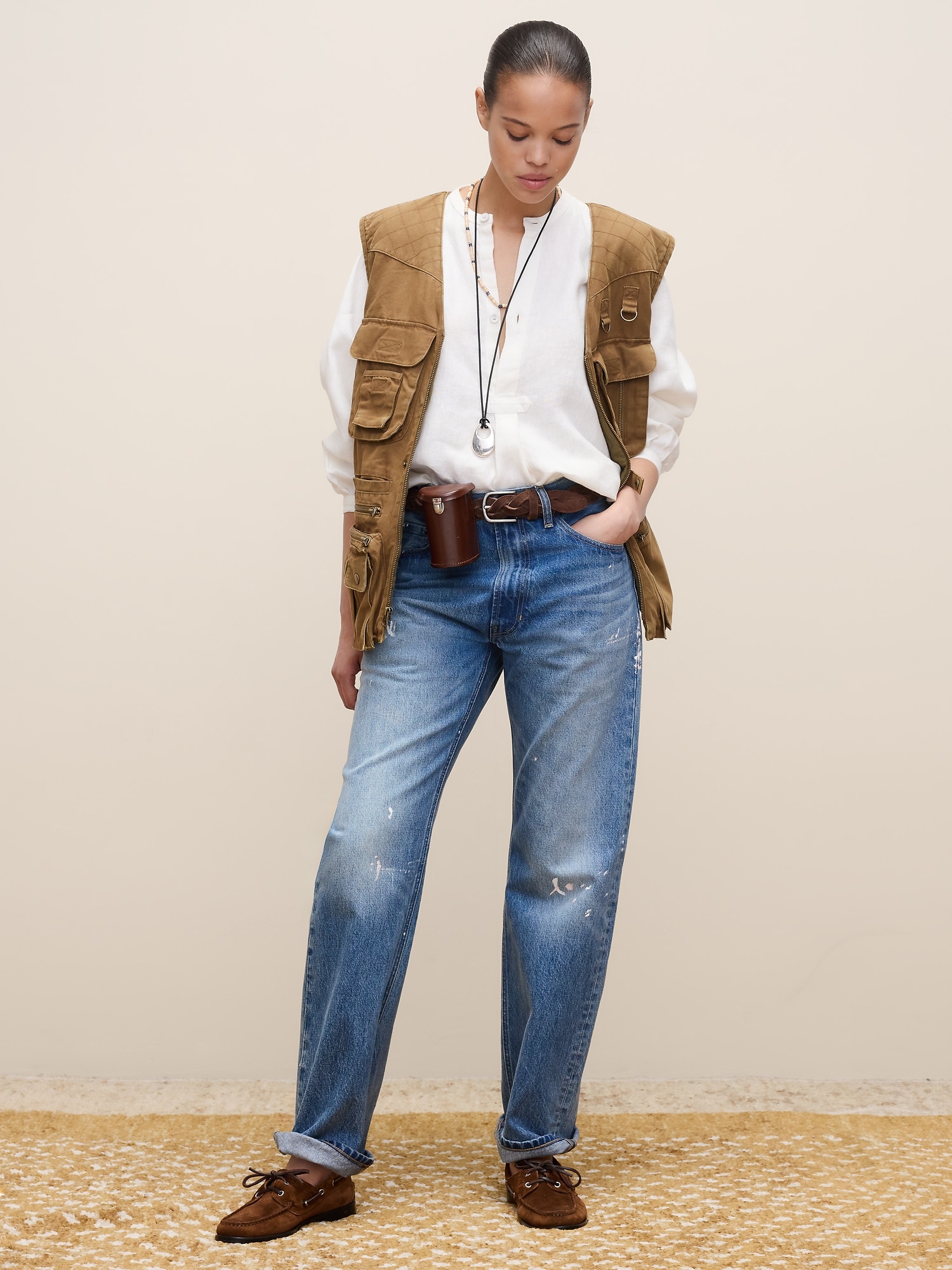 Image number 3 showing, Archive Reissue Popover Shirt in Linen