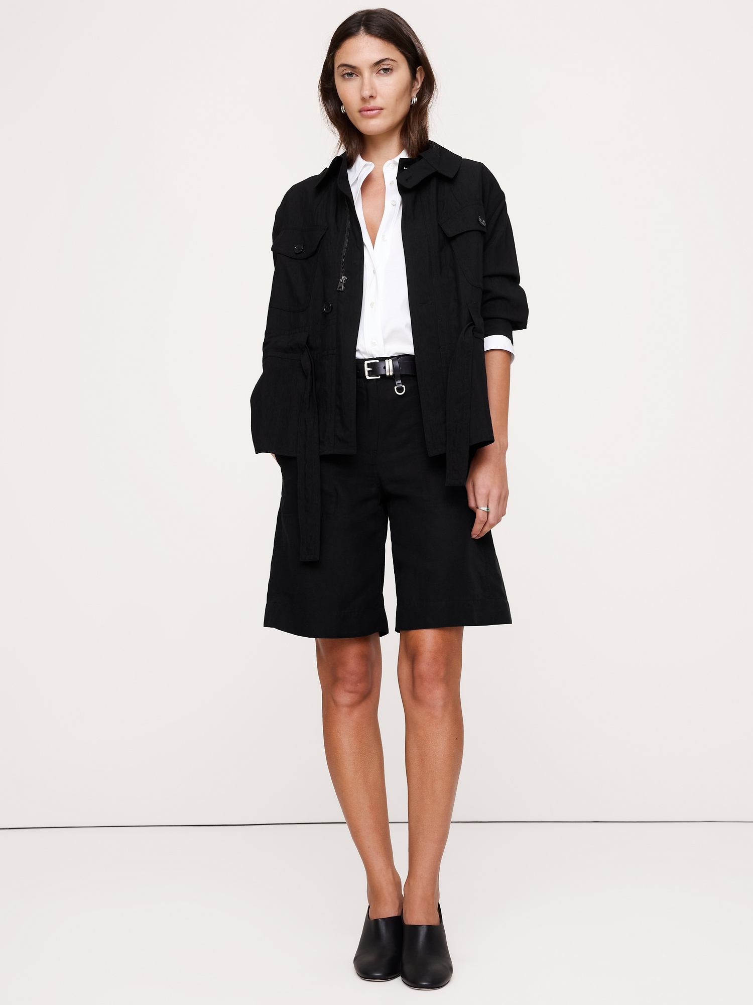 Image number 3 showing, Silky Cotton Long-Sleeve Button-Down Shirt