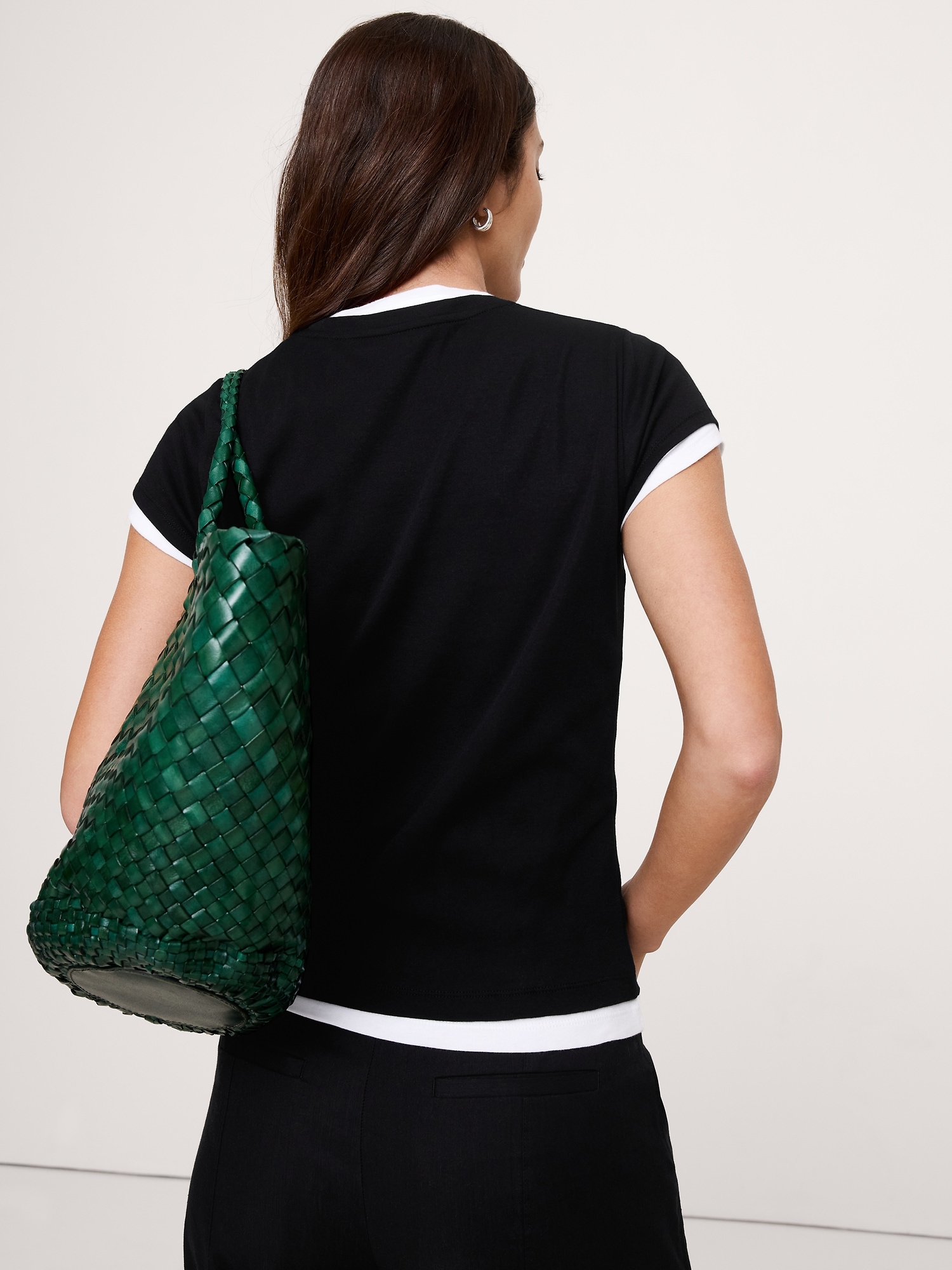 Image number 2 showing, Airy Cotton Layered T-Shirt