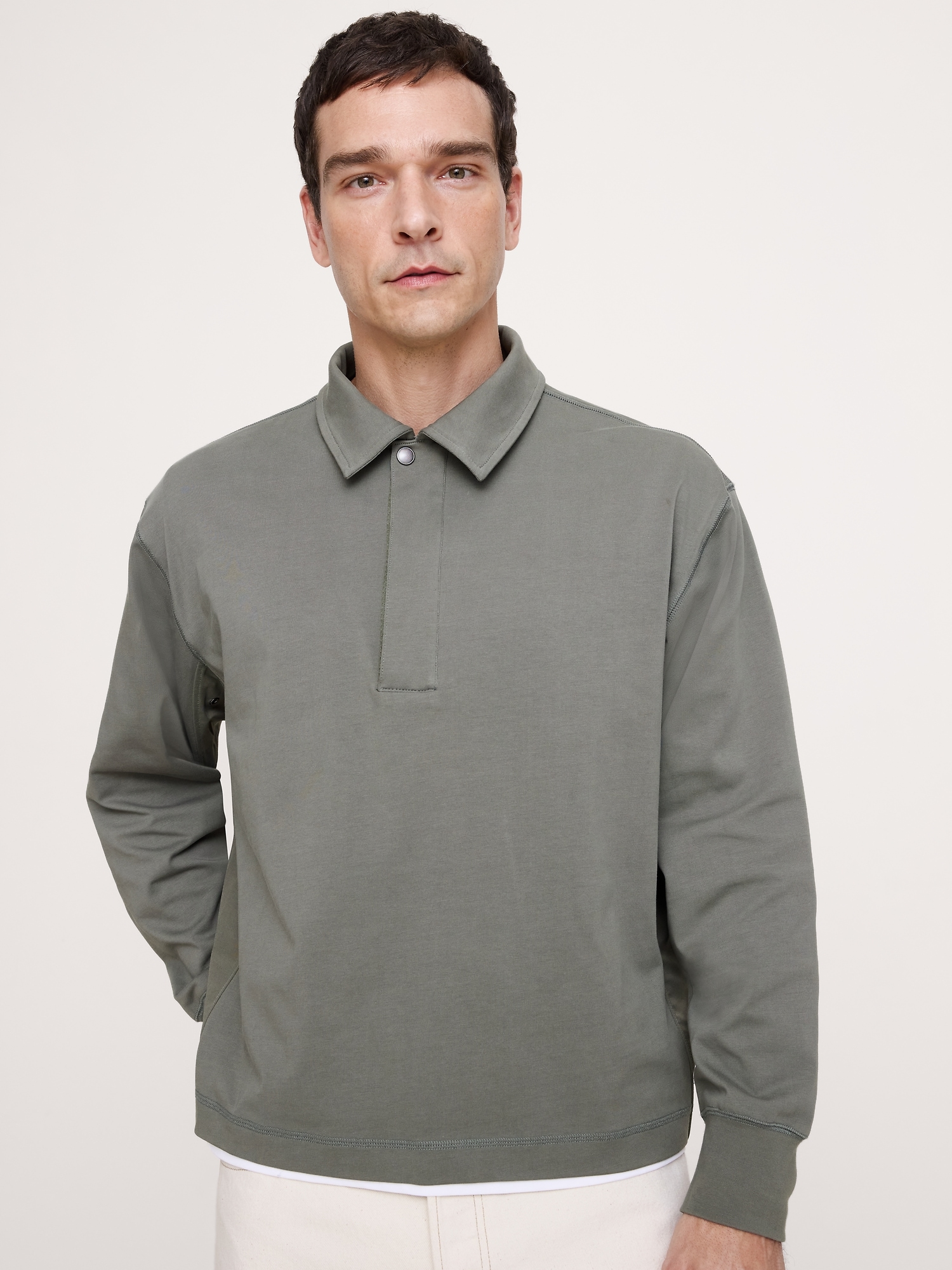 Image number 3 showing, Heavyweight Cotton Flight Polo