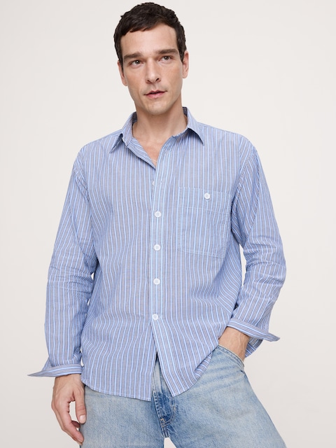 Relaxed-Fit Summerweight Cotton Shirt